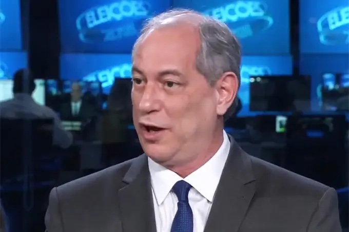 Depois de Bolsonaro, hoje tem Ciro Gomes na sabatina do JN, na Globo