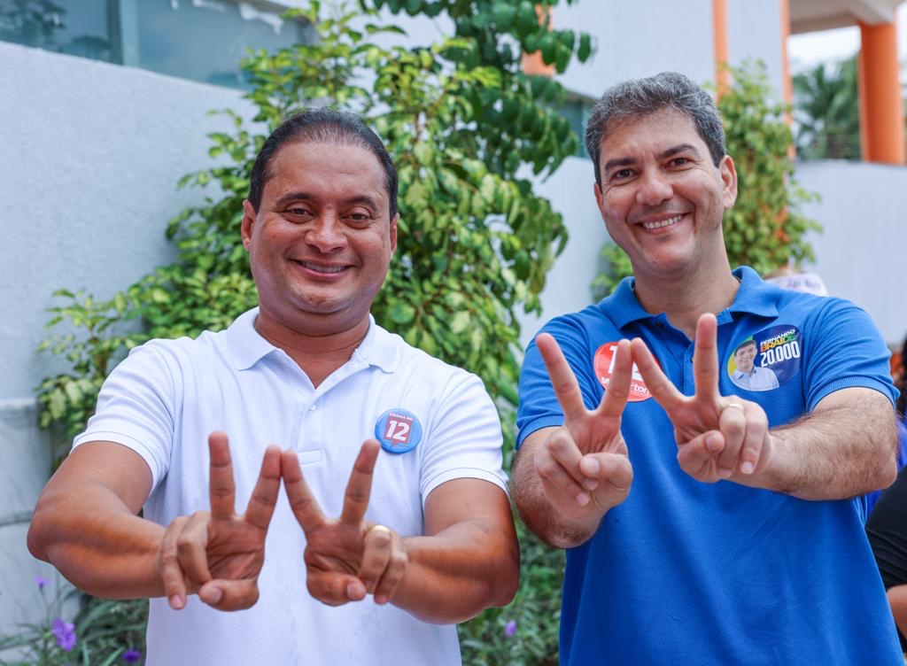 Weverton vota acompanhado do prefeito Eduardo Braide