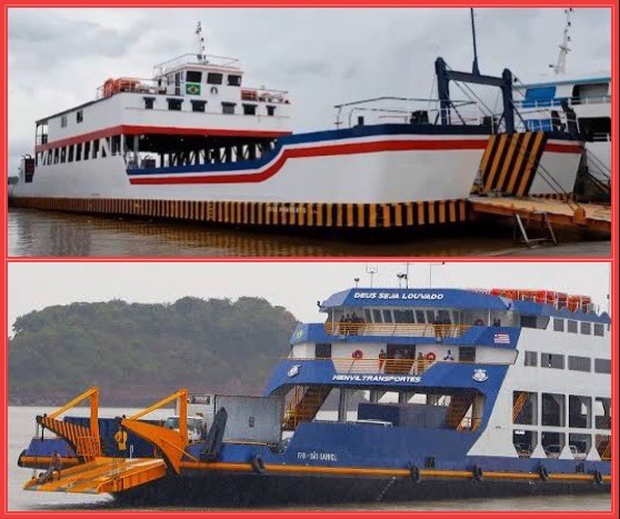 Ferry São Gabriel se choca com o ferry José Humberto na noite deste domingo (09)