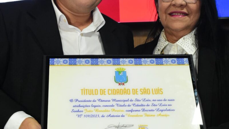 Radialista e Jornalista João Filho recebe o título de Cidadão de São Luís